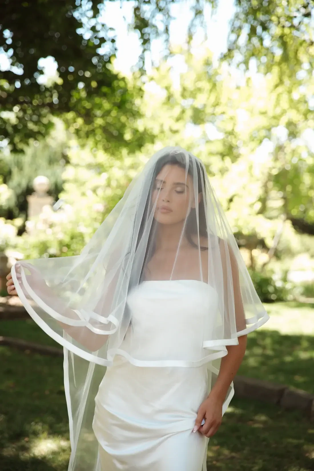 July Bridal Veil Sale | Save on Select Wedding Veils at Always Elegant Bridal. Mobile Image