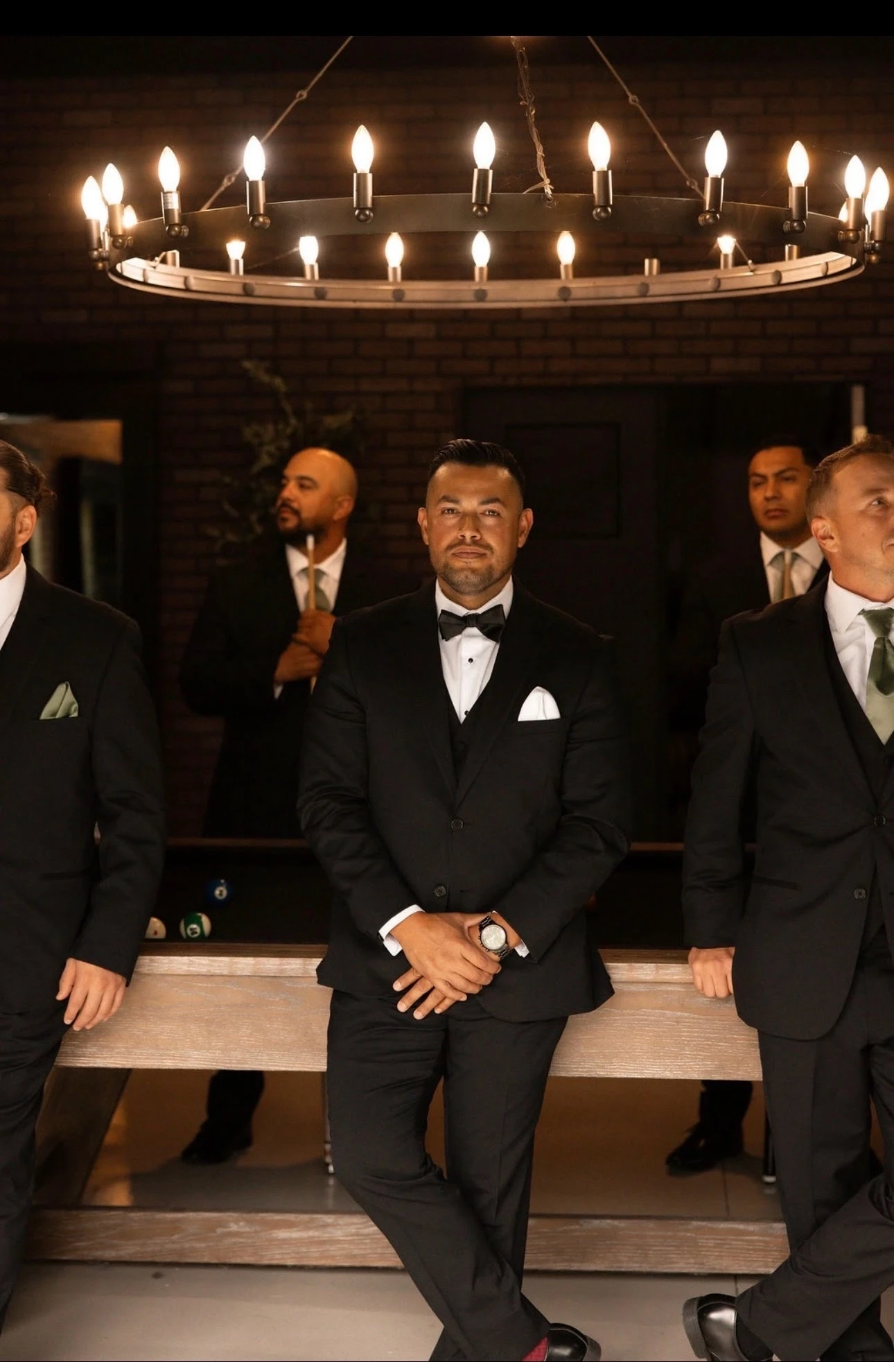 groom and party