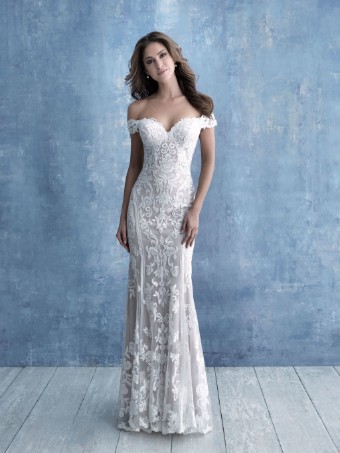 Allure Bridals 9704 #0 default Champagne/Ivory/Nude thumbnail