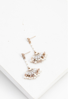 Lover's Tempo Magnolia Fan Drop Earrings - Lover's Tempo #0 default Sterling Silver thumbnail