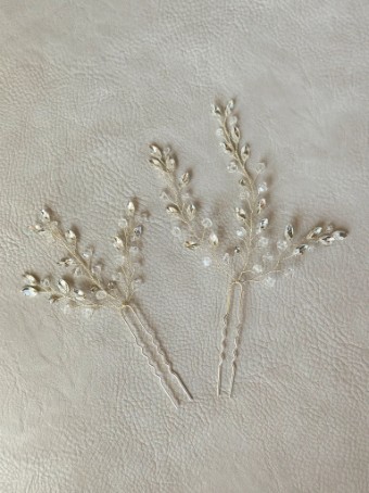 Sarah Grace Vintage Hairpin Set of 2 - Sarah Grace #0 default Gold thumbnail