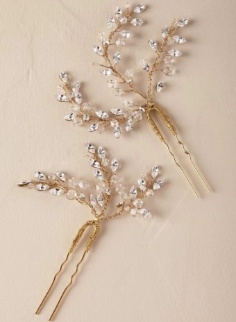Sarah Grace Vintage Hairpin Set of 2 - Sarah Grace #3 Gold thumbnail
