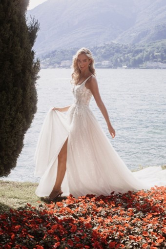Abella Pallas Style #E404 - Pallas #2 Ivory/Silver thumbnail