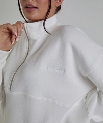 Six Stories Bride Statement Quarter Zip Sweatshirt - Six Stories #3 default White thumbnail