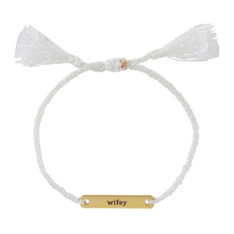 Faire Wifey Bracelet - Santa Barbara Designs Studio #0 default White thumbnail