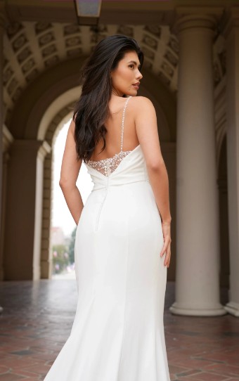 Stella York 7753 #6 (IV-PL) Ivory Gown w Porcelain Tulle Illusion thumbnail