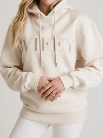 Six Stories Wifey Hoodie - Six Stories #2 Champagne thumbnail