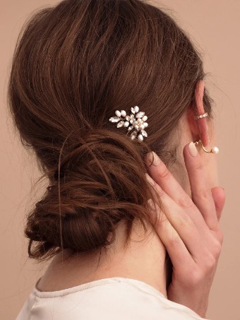 Olive & Piper Zoe Hair Pin #0 default Silver thumbnail