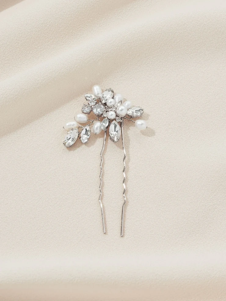 Olive & Piper Zoe Hair Pin #1 Silver picture