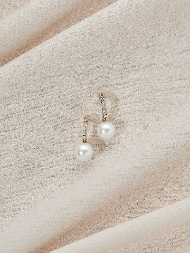 Olive & Piper Malia Half Hoops #0 default Ox Gold picture