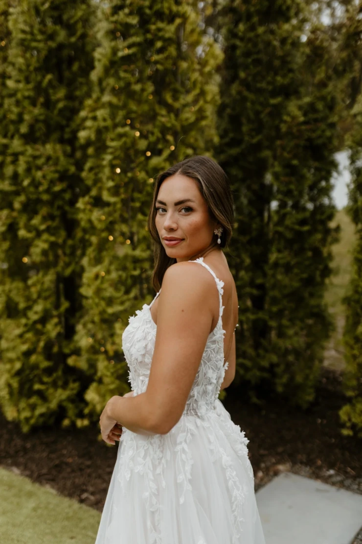 Stella York 7790 #4 default Ivory Lace and Tulle over Almond picture