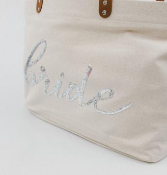 Heirloom Bridal Company Oversized Bride Tote Bag #1 default Sand thumbnail