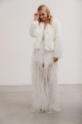 Heirloom Bridal Company Elsa Faux Fur Jacket #1 Ivory thumbnail