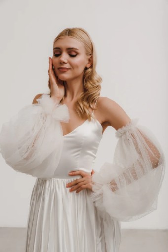 Heirloom Bridal Company Lucia Sleeves #0 default Ivory thumbnail