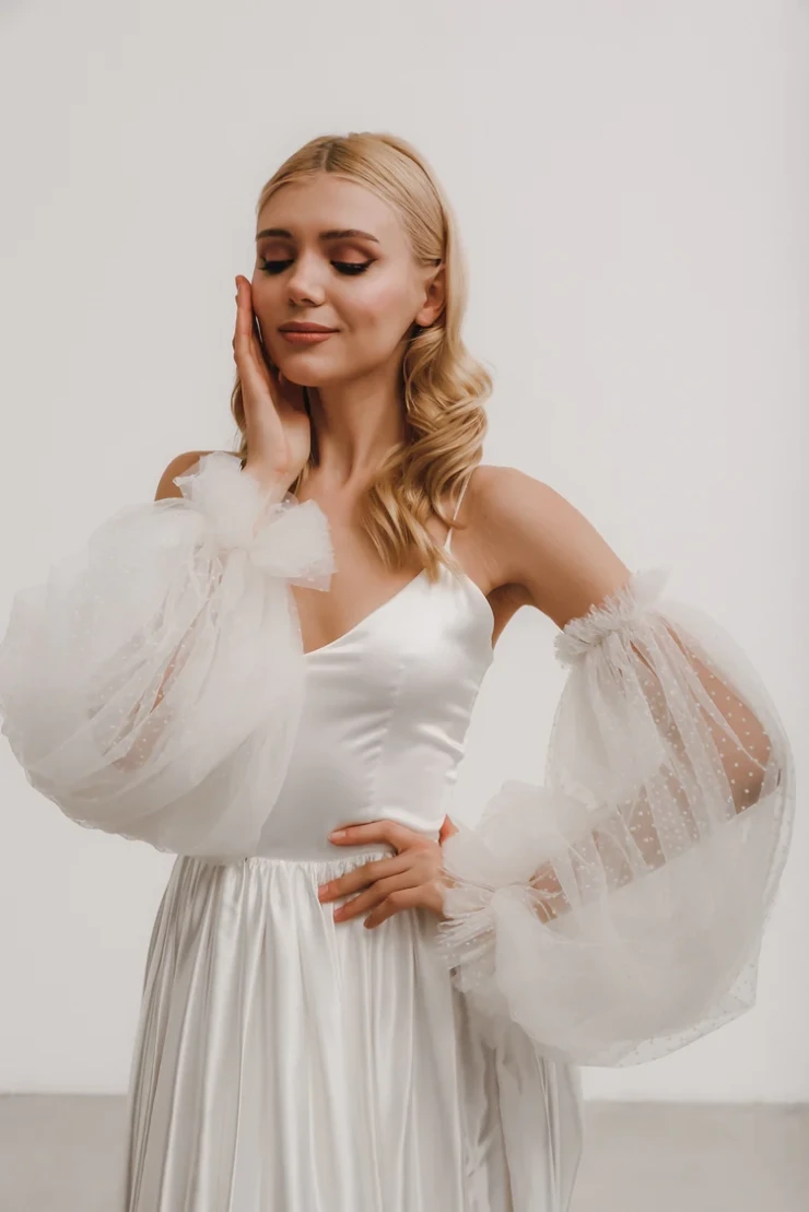 Heirloom Bridal Company Lucia Sleeves #0 default Ivory picture