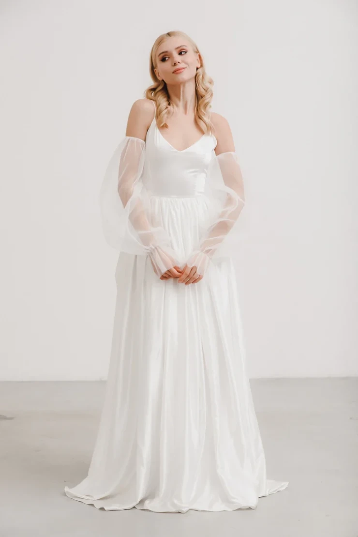 Heirloom Bridal Company Mary Sleeves #2 default Ivory picture