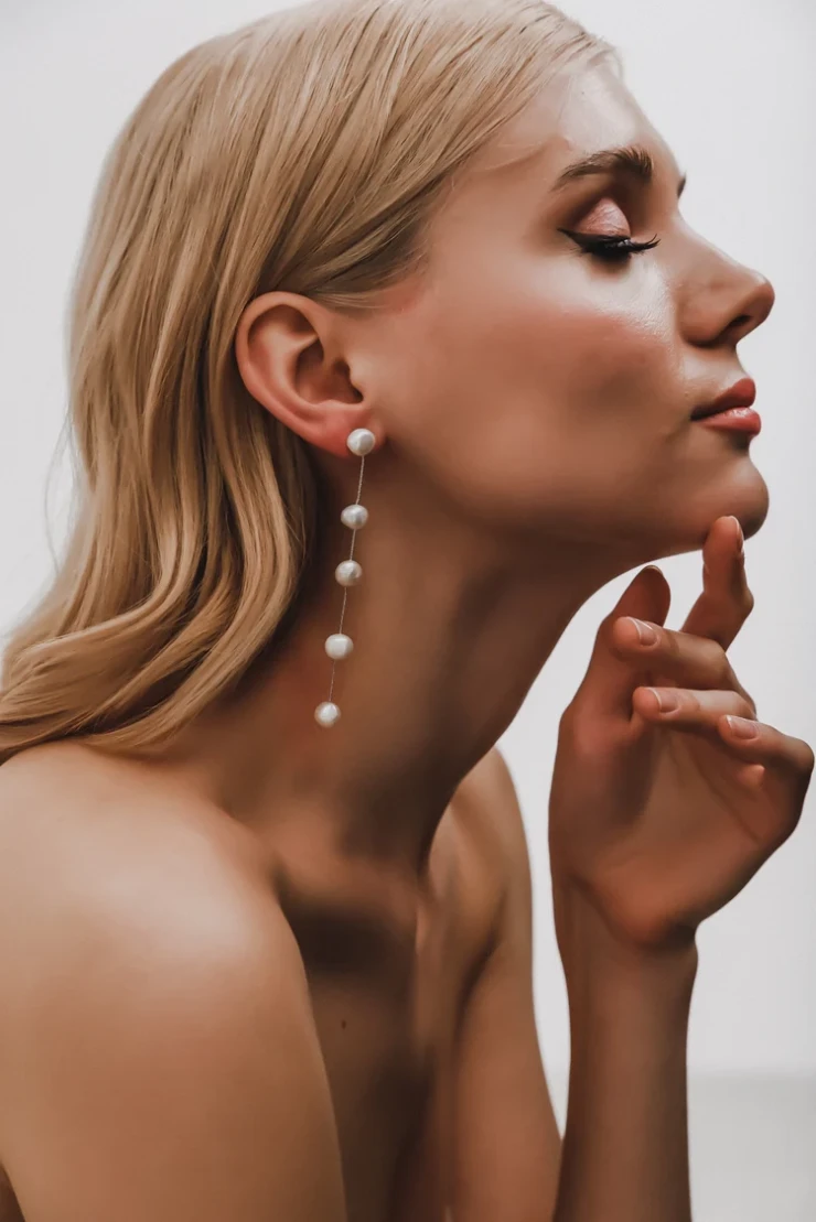 Heirloom Bridal Company Claire Earrings #0 default Gold Silver picture