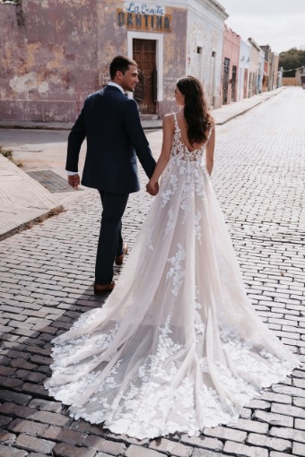 Allure Bridals 9956 #1 default Mocha/Champagne/Ivory/Nude thumbnail