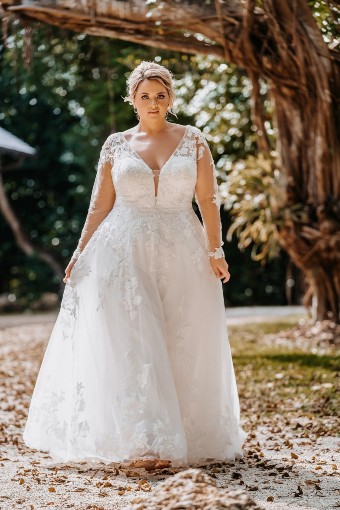 Allure Bridals 9806 $3 Champagne/Ivory/Nude thumbnail