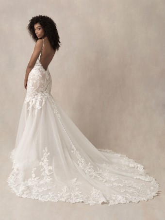 Allure Bridals 9851 #9 Mocha/Ivory/Nude/Silver thumbnail