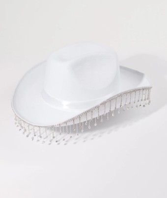 Six Stories Tassel Cowboy Hat - Six Stories #2 White thumbnail