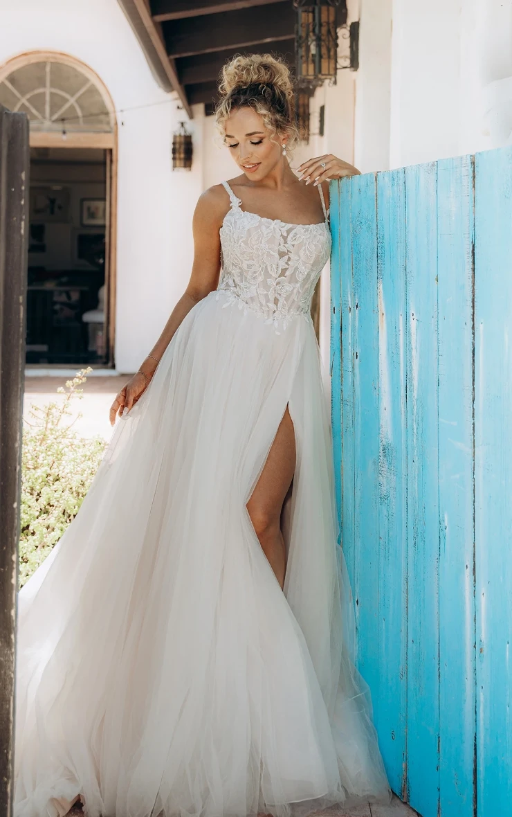 Stella York 8042 #1 Ivory/Biscotti picture