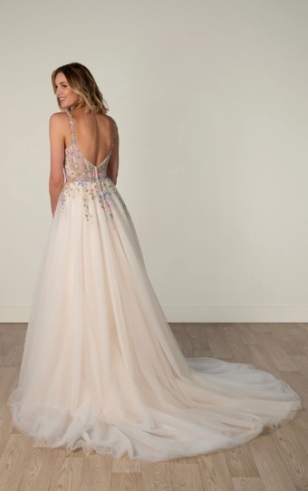 Stella York 8063 #2 Blue Blush/Ivory thumbnail