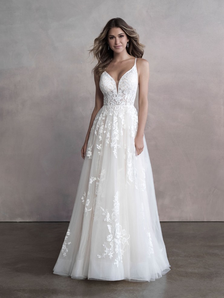 Allure Bridals 9802 #0 default Champagne/Ivory/Nude picture