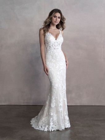 Allure Bridals 9808 #0 default Champagne/Ivory/Nude thumbnail