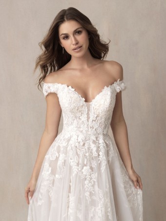 Allure Bridals 9861 #1 Mocha/Ivory/Chp/Nd thumbnail