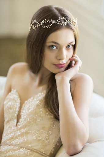 Brides & Hairpins Octavia Halo #0 default Gold thumbnail