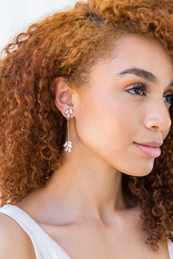 Brides & Hairpins Austin Earrings #0 default Gold thumbnail