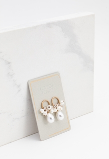 Lover's Tempo Contessa Pearl Drop Earrings #1 Sterling Silver thumbnail