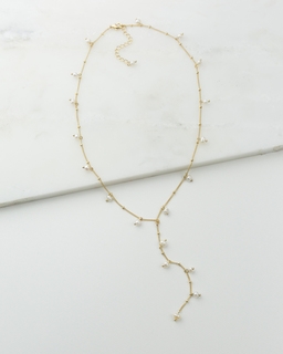 Lover's Tempo Dot Pearl Lariat #3 default Gold picture