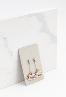 Lover's Tempo Magnolia Fan Drop Earrings #2 default Sterling Silver thumbnail