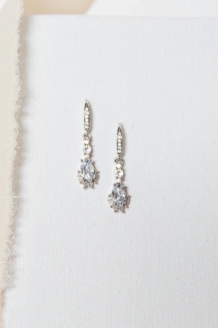 Heirloom Bridal Company Sana Earrings #0 default Silver picture