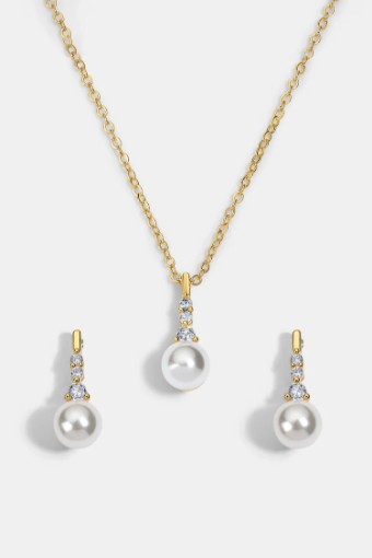 Heirloom Bridal Company Cara Jewelry Set #1 Silver thumbnail