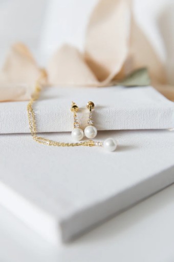 Heirloom Bridal Company Cara Jewelry Set #2 default Silver thumbnail