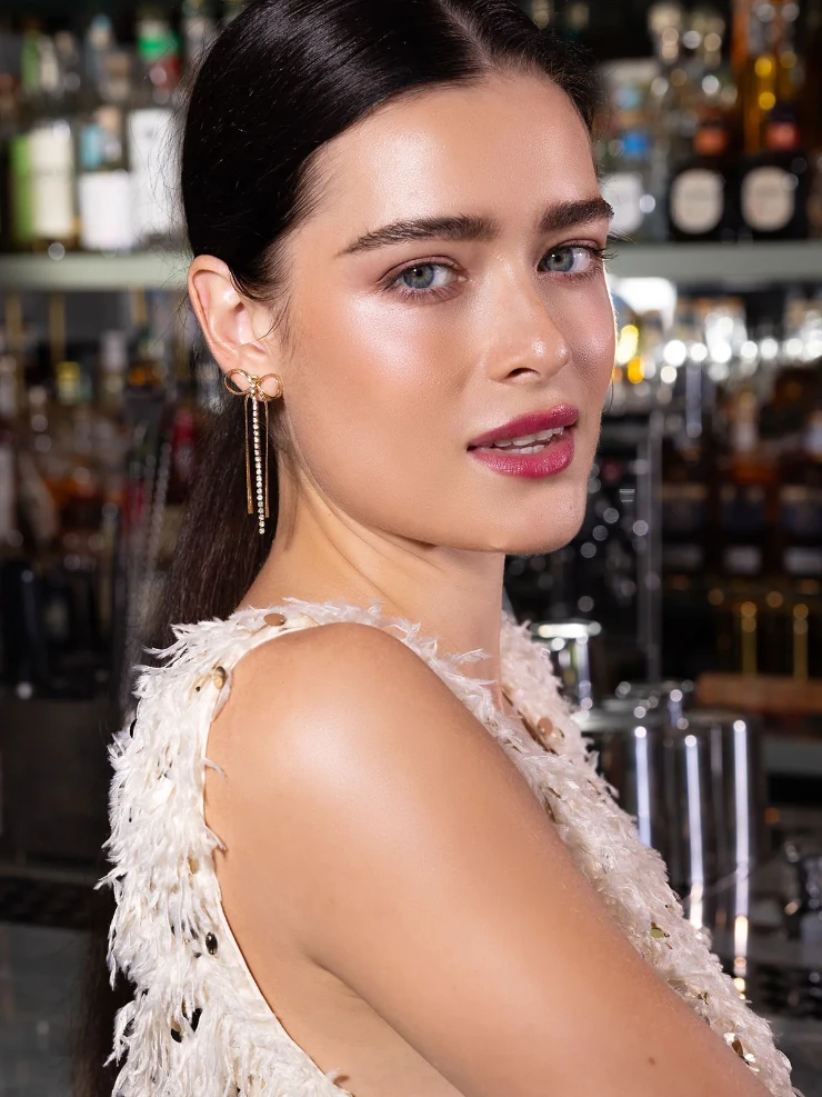 Olive & Piper Selene Bow Earrings #1 default Gold picture