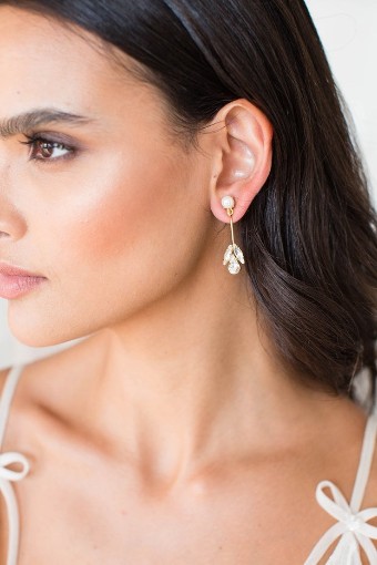 Brides & Hairpins Amari Earrings #0 default Silver thumbnail