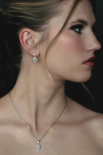 Heirloom Bridal Company Emerson Jewelry Set- Heirloom Bridal Company #0 default Silver thumbnail