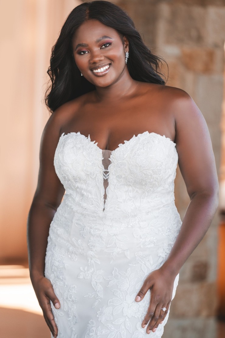 Allure Bridals A1212L (LINED) - Allure Bridals #2 default Champagne/Ivory/Nude picture