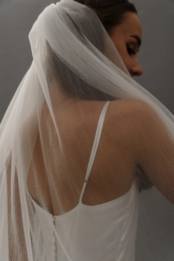 Heirloom Bridal Company V021 Pleated Veil #1 default Off-White thumbnail