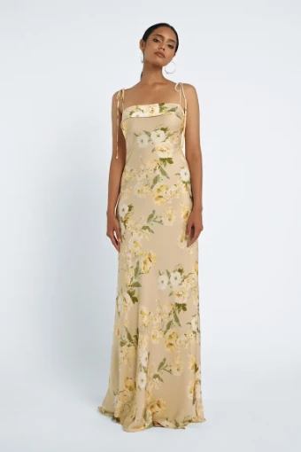 Jenny Yoo Landry Print - 125107 - Jenny Yoo Bridesmaids #1 Verona Floral Buttercup Multi thumbnail