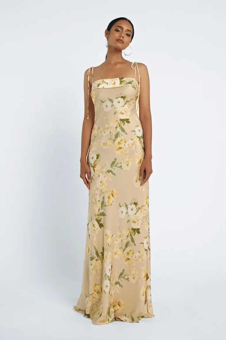 Jenny Yoo Landry Print - 125107 - Jenny Yoo Bridesmaids #1 Verona Floral Buttercup Multi picture