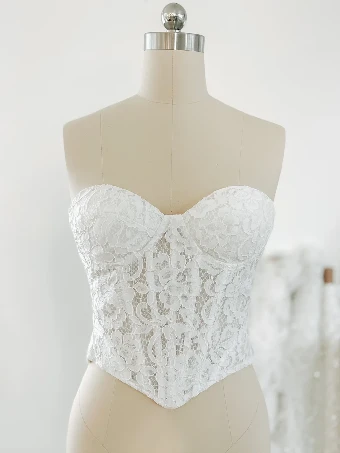 Heirloom Bridal Company Marielle Corset $0 default Off-White thumbnail