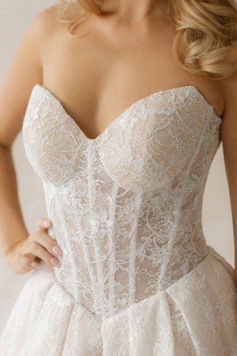 Abella Carrington Style #E550L $8 Ivory/Nude thumbnail