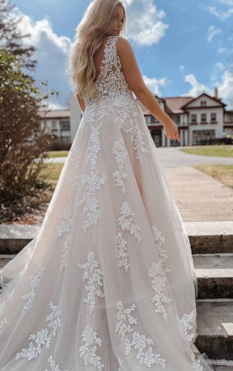 Stella York Dress #1 Ivory/Moscato thumbnail