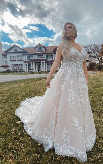 Stella York Dress #3 Ivory/Moscato thumbnail