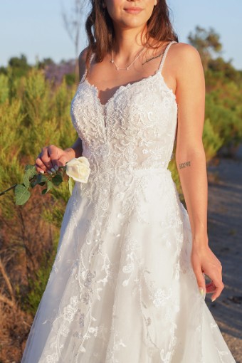 Stella York 7398 #10 Ivory/Biscotti thumbnail